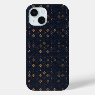Irregular Abstract Floral Pattern iPhone 15 Case