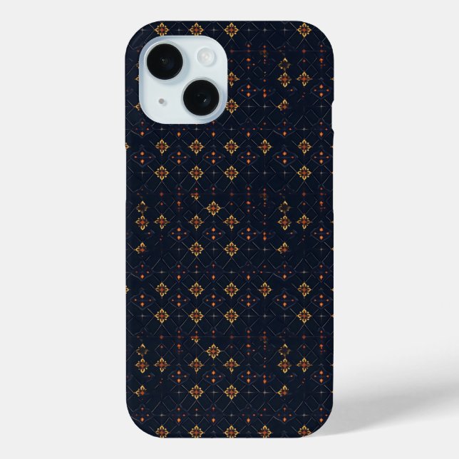 Irregular Abstract Floral Pattern Case-Mate iPhone Case (Back)