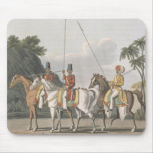 Irregular Cavalry, Bengal Army 1817, plate 5 from Mouse Pad