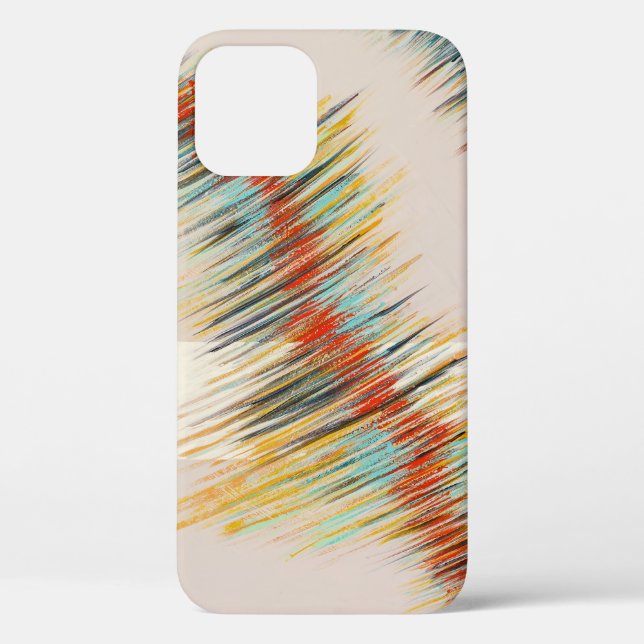 Irregular Curves Abstract Painting Art Case-Mate iPhone Case (Back)