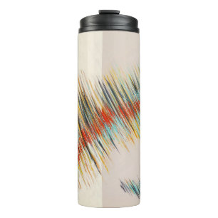 Irregular Curves Abstract Painting Art Thermal Tumbler