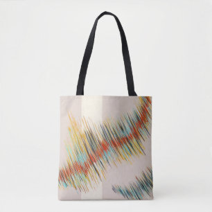 Irregular Curves Abstract Painting Art Tote Bag