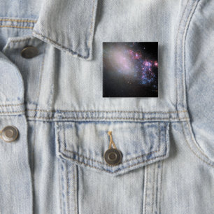 Irregular Galaxy Ngc 4485 2 Inch Square Button