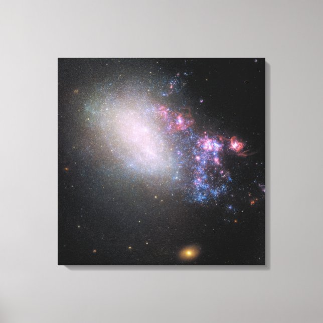 Irregular Galaxy Ngc 4485 Canvas Print (Front)