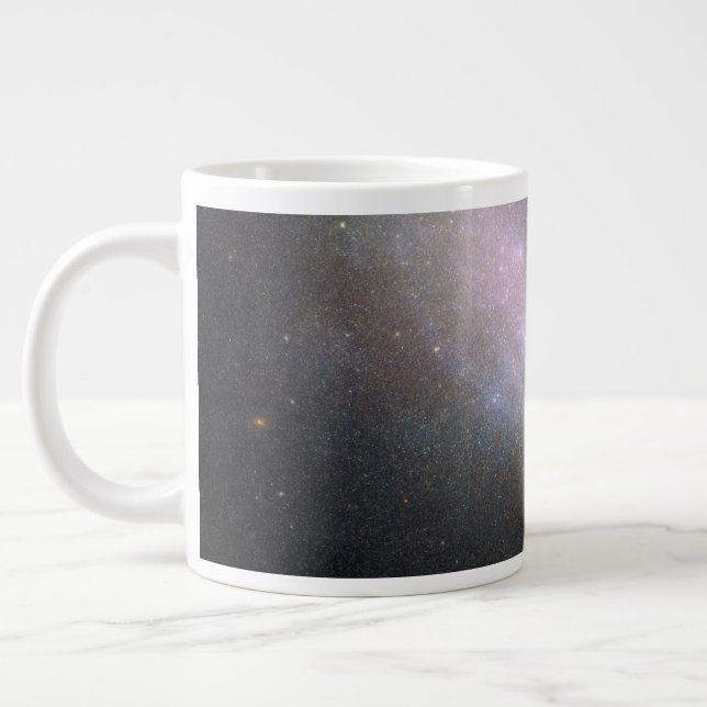 Irregular Galaxy Ngc 4485 Large Coffee Mug (Left)
