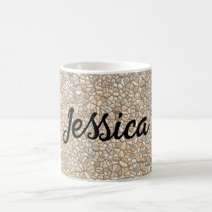 Irregular Natural Stone Wall Texture Coffee Mug