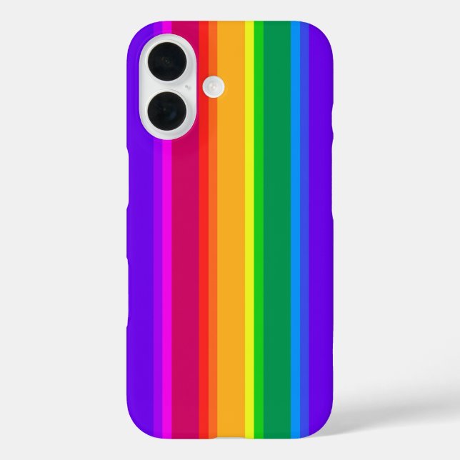 Irregular rainbow stripes Case-Mate iPhone case (Back)