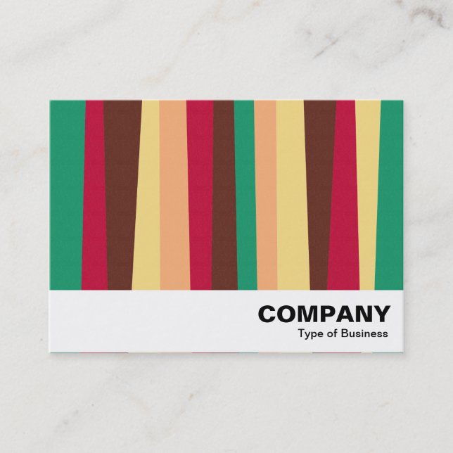 Irregular Stripes 02 Business Card (Front)
