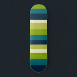 Irregular Stripes 02 Skateboard<br><div class="desc">A skateboard with an attractive irregular striped design in harmonious colours.</div>