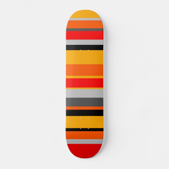 Irregular Stripes 05 Skateboard (Front)