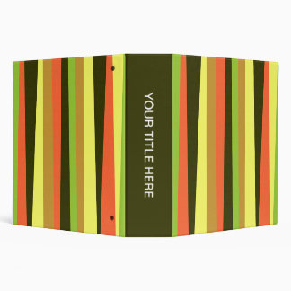 Irregular Stripes Binder