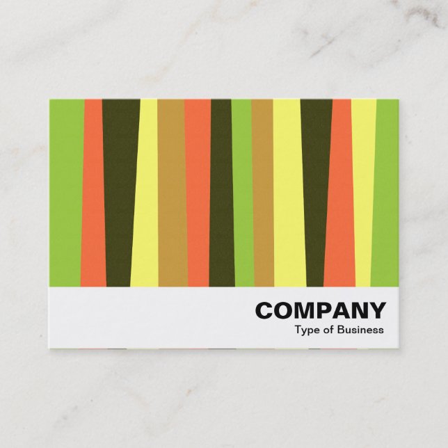 Irregular Stripes Business Card (Front)