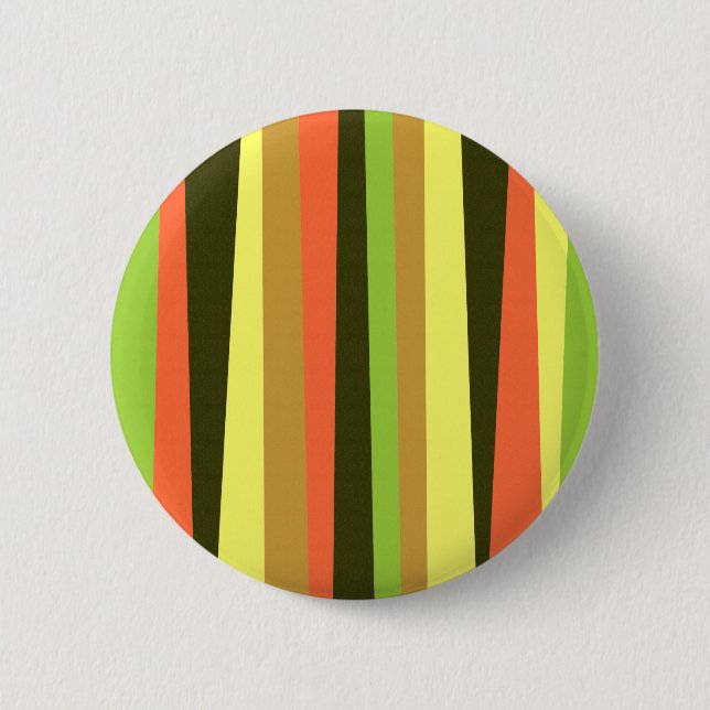 Irregular Stripes (Vertical) 2 Inch Round Button (Front)