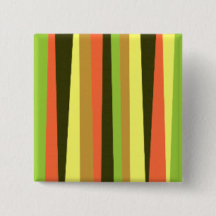 Irregular Stripes (Vertical) 2 Inch Square Button
