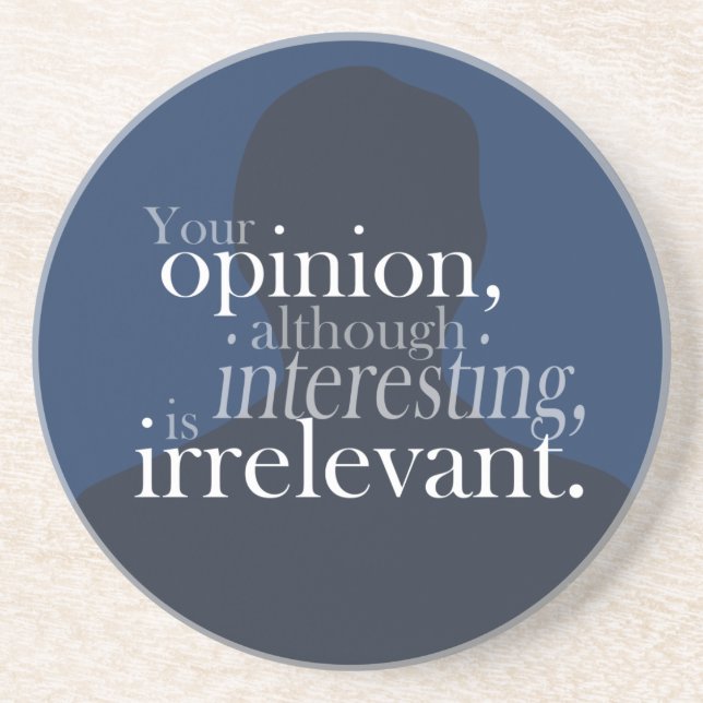 Irrelevant Coaster (Front)