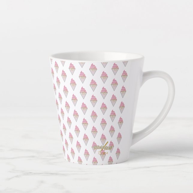 Irrésistible crème glacée Latte Mug par Adiela Ako (Droite)