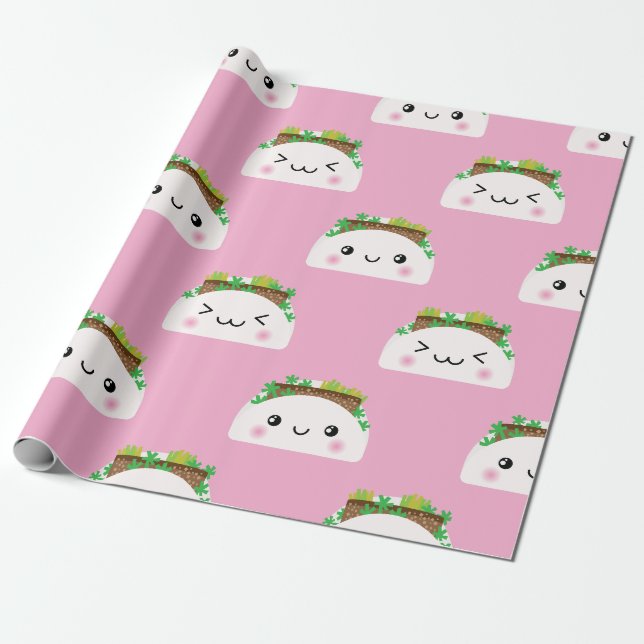 Irresistible Gua Bao Wrapping Paper (Unrolled)