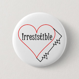 Irresistible Heart 2 Inch Round Button