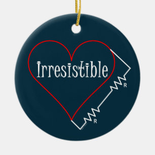 Irresistible Heart Ceramic Ornament