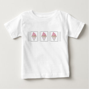 Irresistible Ice Cream Baby T-Shirt by Adiela Akoo