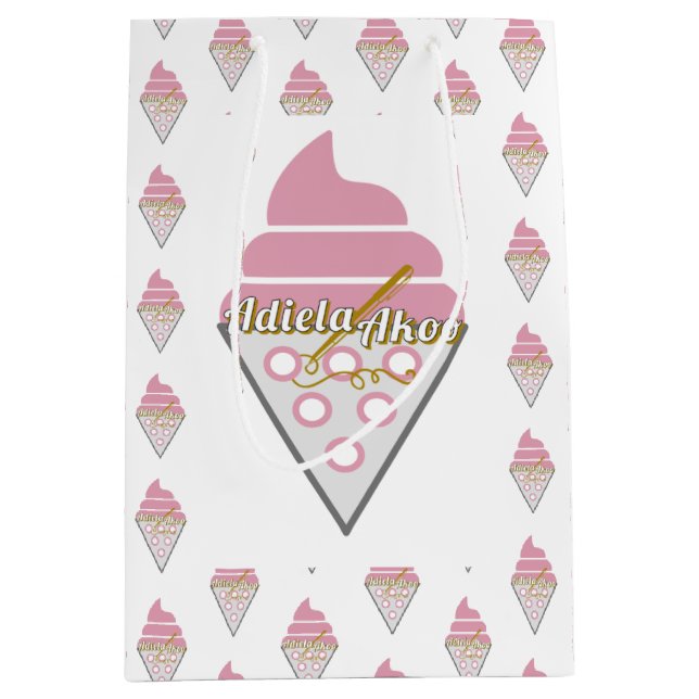 Irresistible Ice Cream Gift Bag by Adiela Akoo (Front)