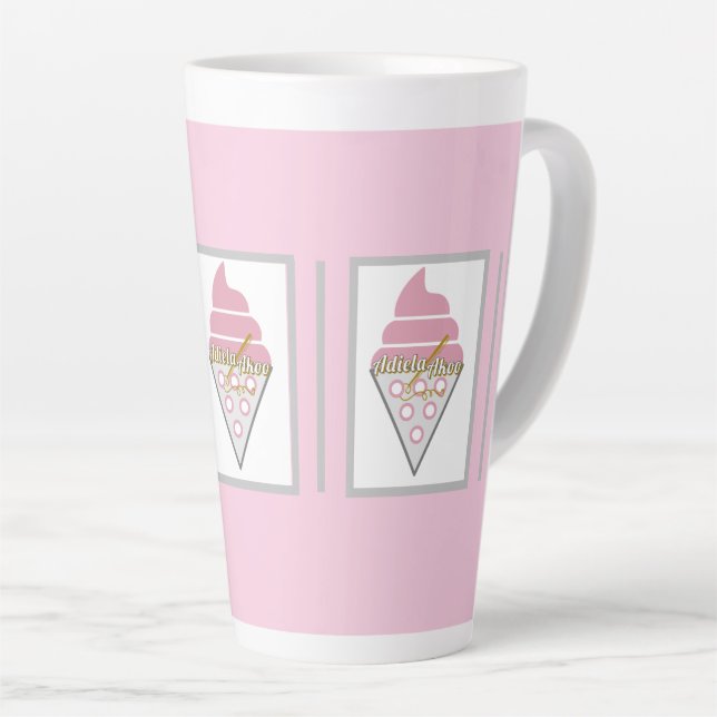 Irresistible Ice Cream Latte Mug by Adiela Akoo (Right Angle)