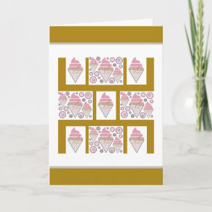 Irresistible Ice Cream Liquorice n Caramel  Note Card