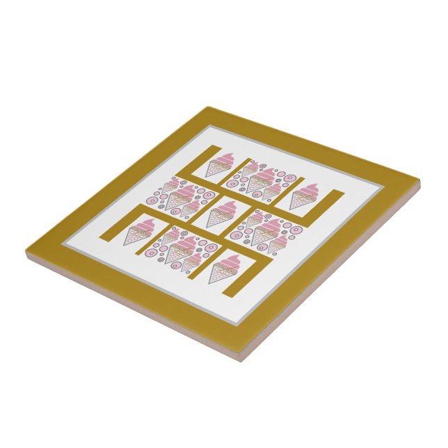 Irresistible Ice Cream Liquorice n Caramel  Tile (Side)