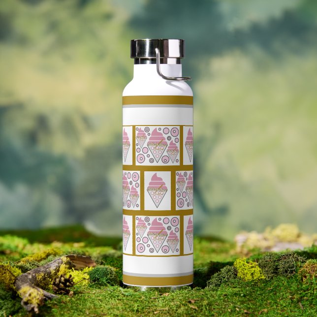 Irresistible Ice Cream Liquorice n Caramel  Water Bottle (Outdoor)