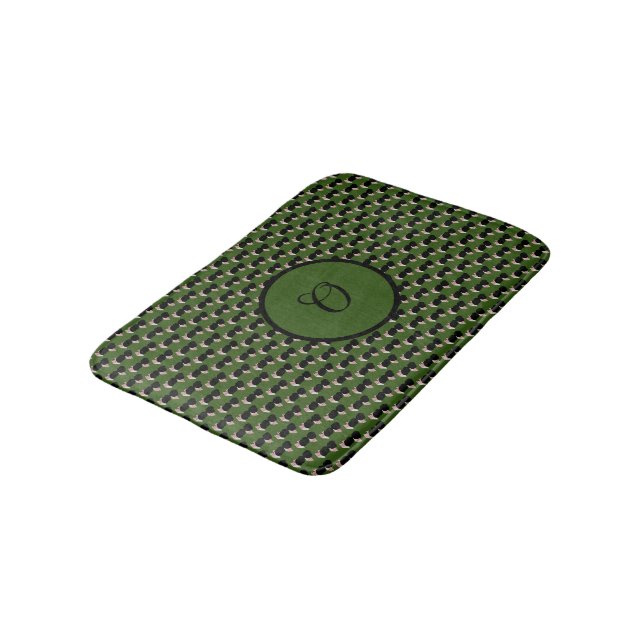 Irresistible Ice Cream Melted Macha Sprinkles  Bath Mat (Angled)