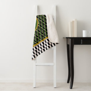 Irresistible Ice Cream Melted Macha Sprinkles Sherpa Blanket