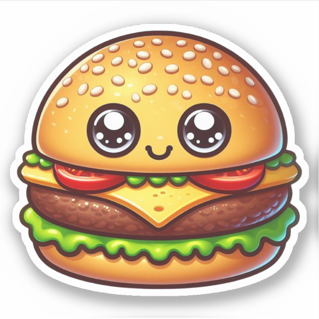 Irresistibly Cute Yummy Burger  (Front)