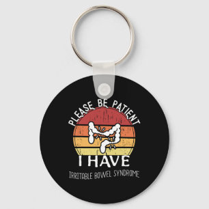 Irritable Bowel Syndrome Awareness Fun Ibs Keychain