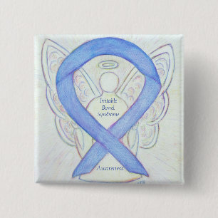 Irritable Bowel Syndrome Awareness Ribbon IBS Pin