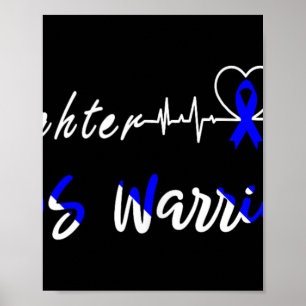 Irritable Bowel Syndrome Ibs Warrior Heartbeat Fig Poster