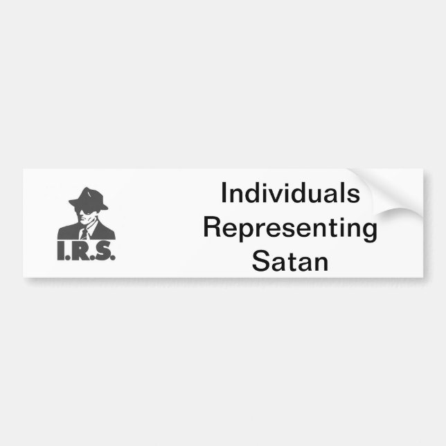 IRS bumper sticker (Front)
