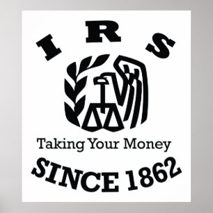 IRS - Internal Revenue Service Poster