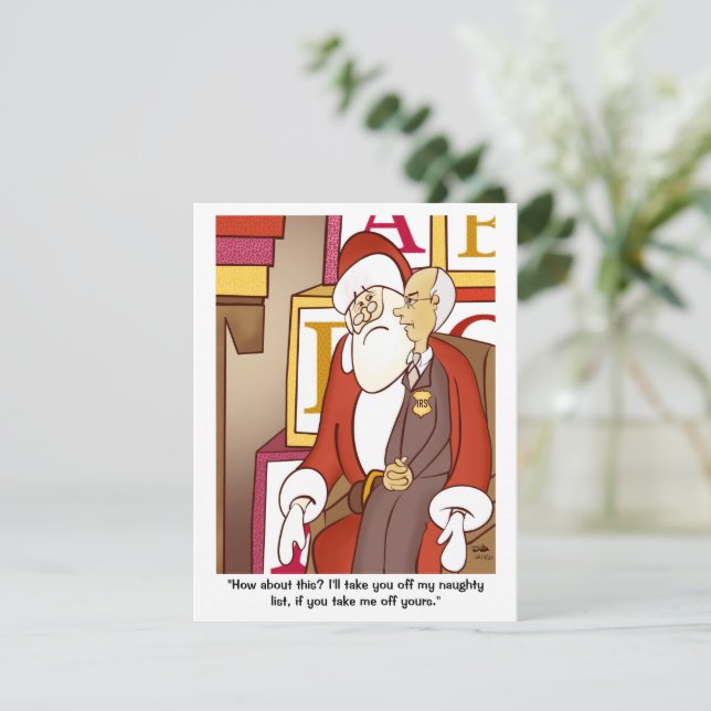IRS Naughty List Card (Standing Front)