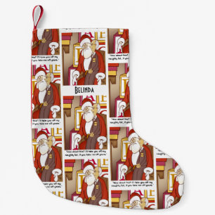 IRS Naughty List Holiday Small Christmas Stocking
