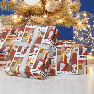 IRS Naughty List Holiday Wrapping Paper