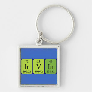 Irvin periodic table name keyring