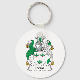 Irvine Family Crest Keychain