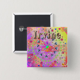 Irvine Lucky Golden Button