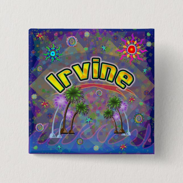 Irvine Noble Voyage Button (Front)