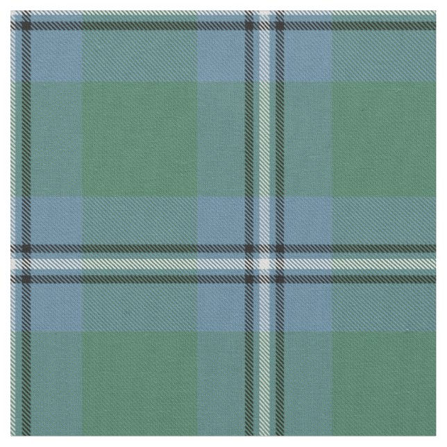 Irvine of Drum Clan Tartan Fabric (Close Up)