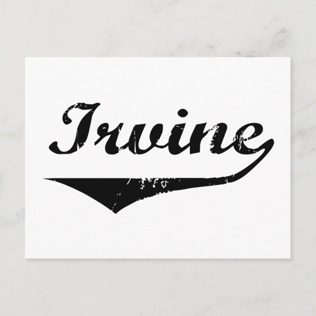 Irvine Postcard (Front)