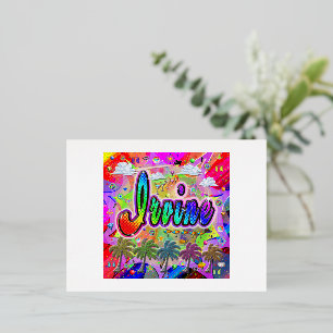 Irvine Vista Express Postcard