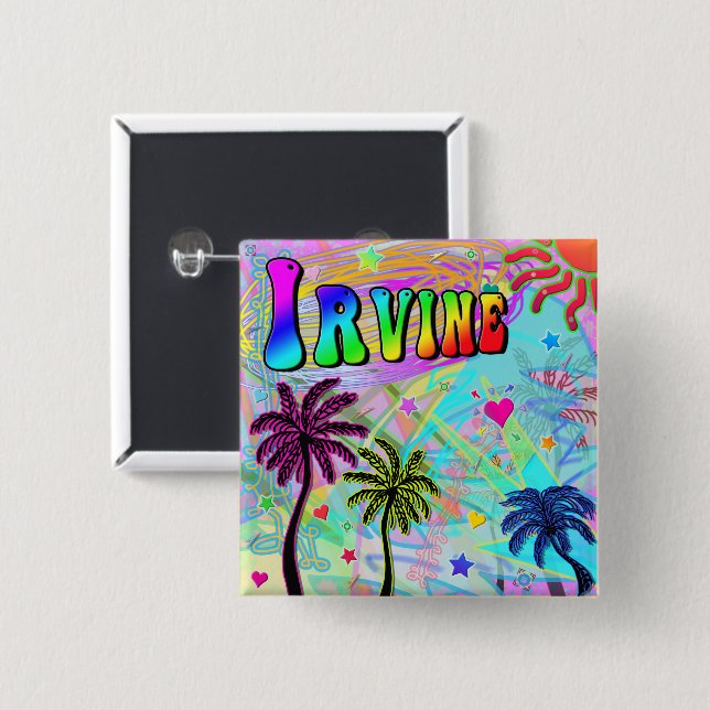 Irvine Vivid Romance Button (Front & Back)