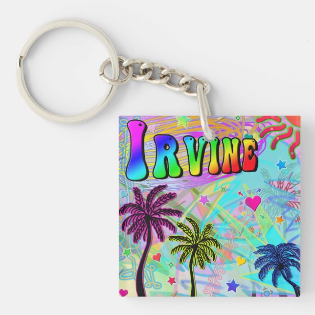 Irvine Vivid Romance Keychain (Front)