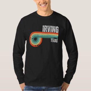 Irving City Texas State Vintage Retro Souvenir T-Shirt